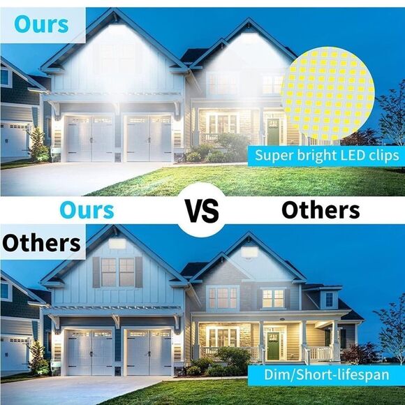 50W LED Flood Light Outdoor, 4500LM High Lumen LED Work Lights with Plug, 6500K - Picture 5 of 5